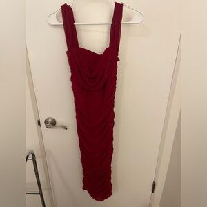 Brand new with tags, never worn. Red cocktail dress